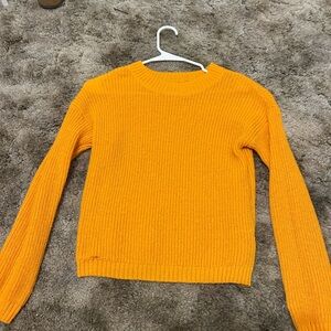 Women's Orange Sweater